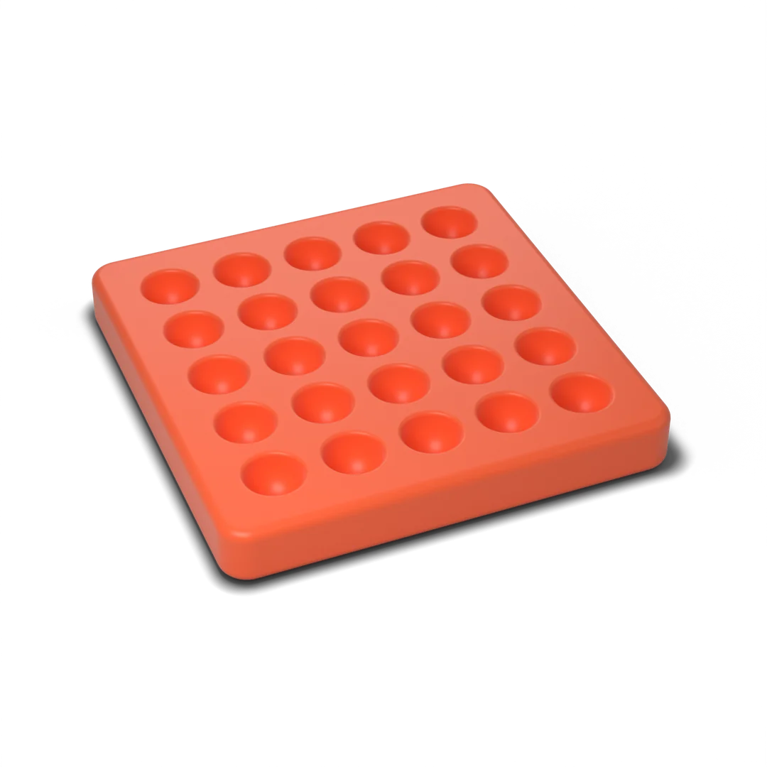 Gummy drop tray
