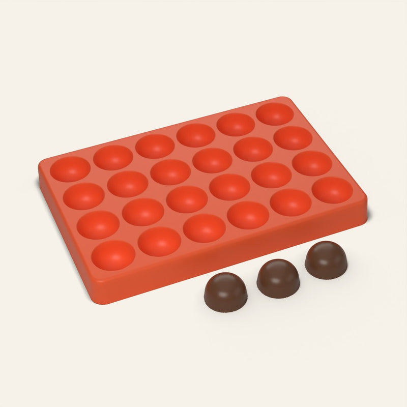 Bonbon Dome Mold, 24 Cavity