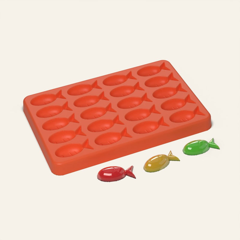 Fish Gummy Mold, 20 Cavity