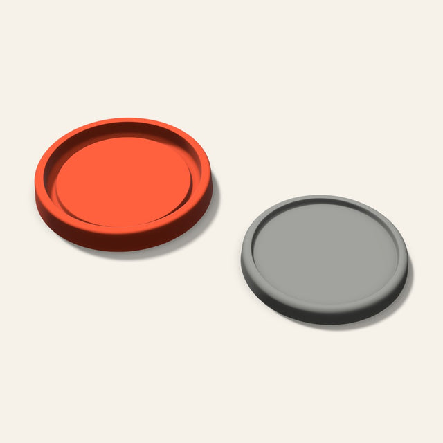 Round Concrete Coaster Mold, 4.5 Inch, 3D render