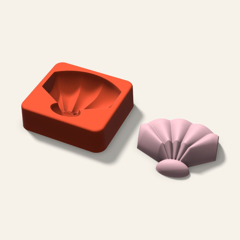 Shell Soap Mold, 2.5 Inch