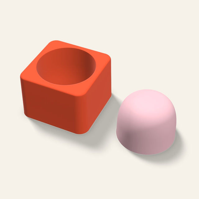Gumdrop Soap Mold, 2 Inch, 3D render