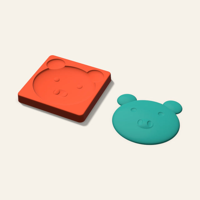 Pig Freshie Mold, 5 Inch, 3D render