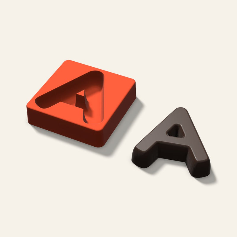 Letter A Mold, 4 Inch