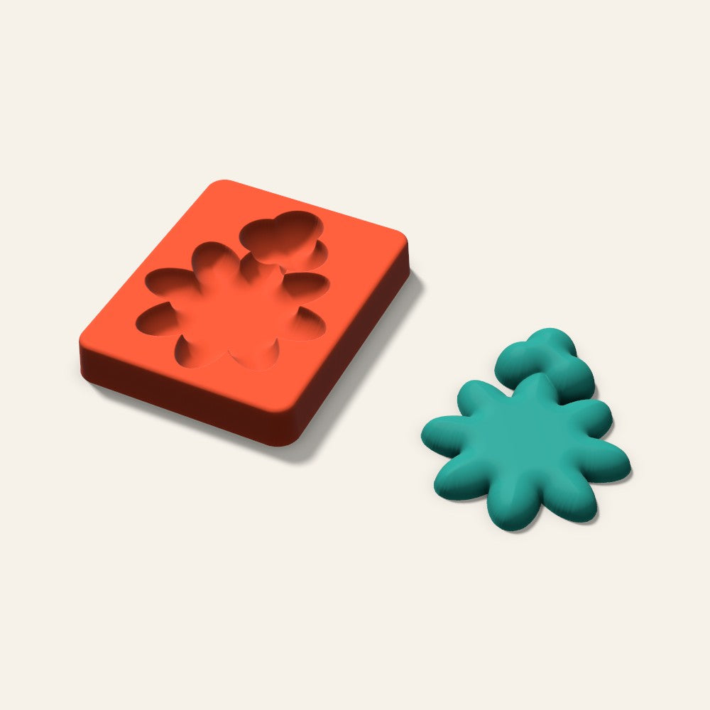 Holly Freshie Mold, 4 Inch, 3D render