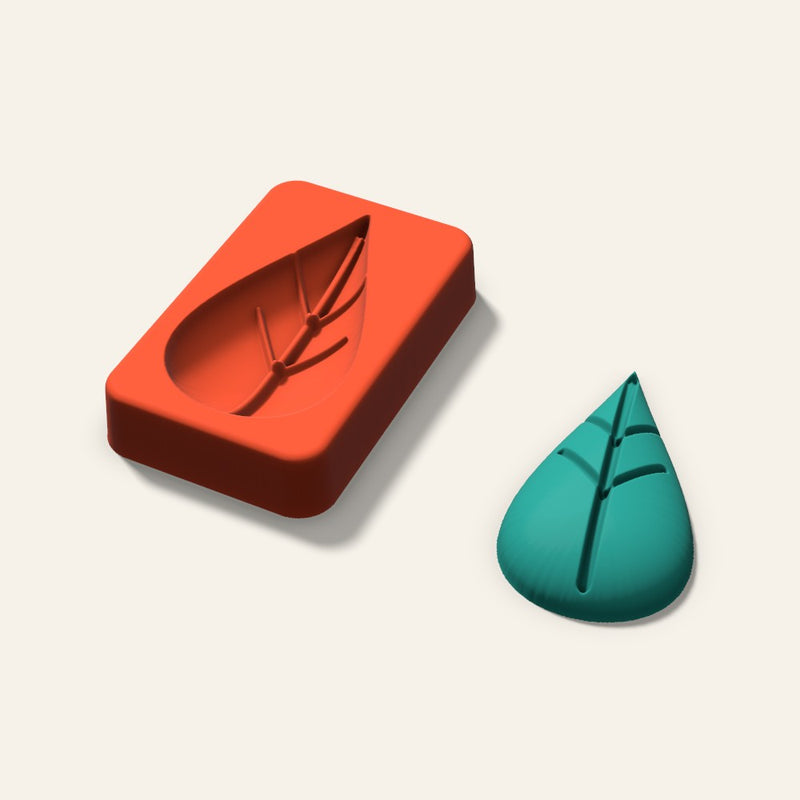 Leaf Freshie Mold, 3 Inch
