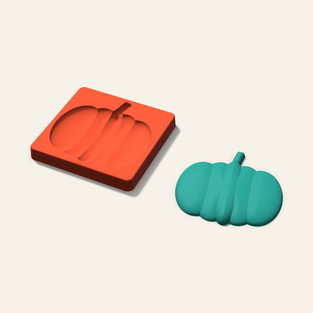 Pumpkin Freshie Mold, 5 Inch, 3D render