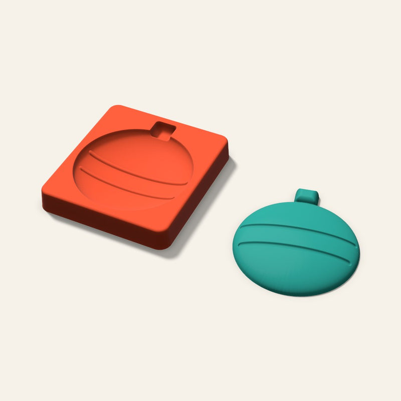Ornament Freshie Mold, 4 Inch