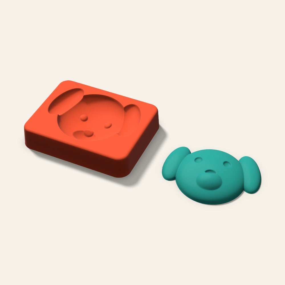 Dog Freshie Mold, 3.5 Inch, 3D render