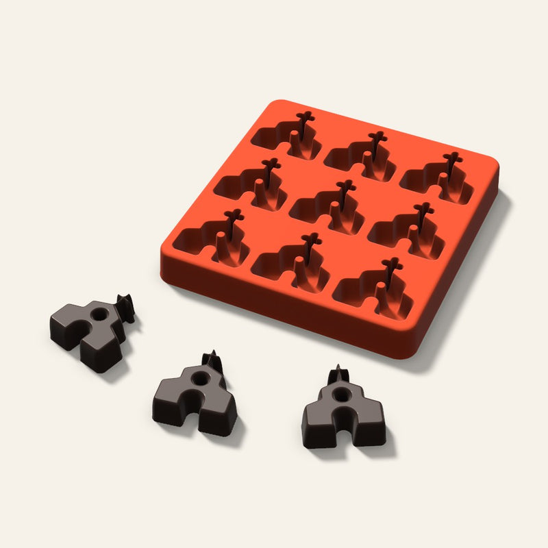 Church Chocolate Mold, 1.5 Inch, 9 Cavity