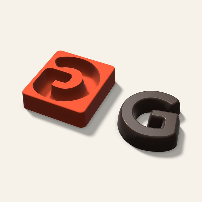 Letter G Mold, 4 Inch