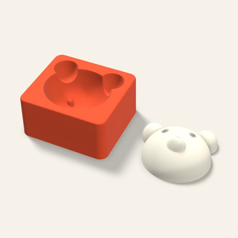Bear Candle Mold, 3 x 1.5 Inch