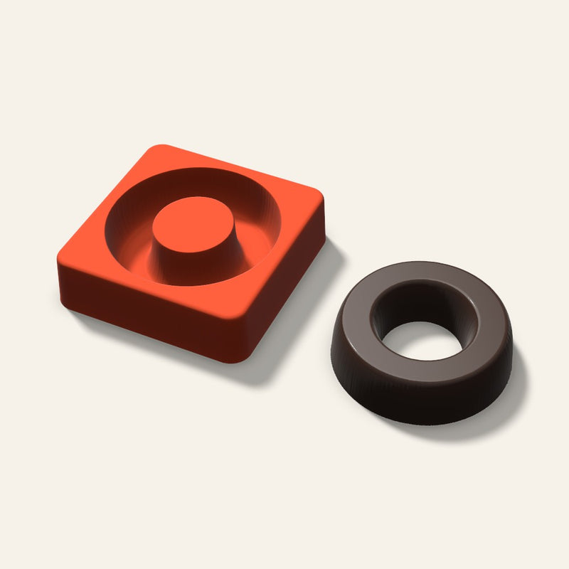 Letter O Mold, 3 Inch