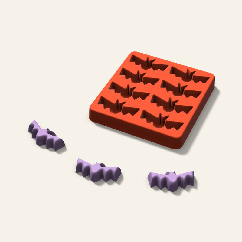 Bat Wax Melt Mold, 2 Inch, 8 Cavity