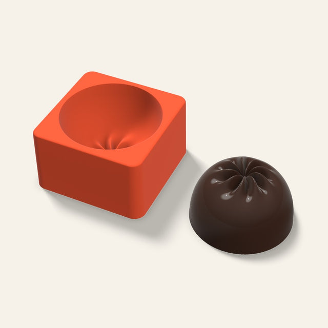 Dumpling Cake Mold, 3 Inch, 3D render