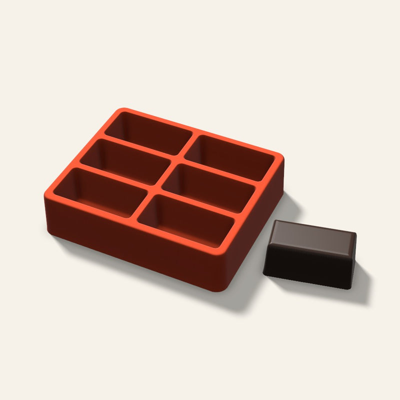 Rectangle Mini Cake Mold, 2.5 Inch, 6 Cavity
