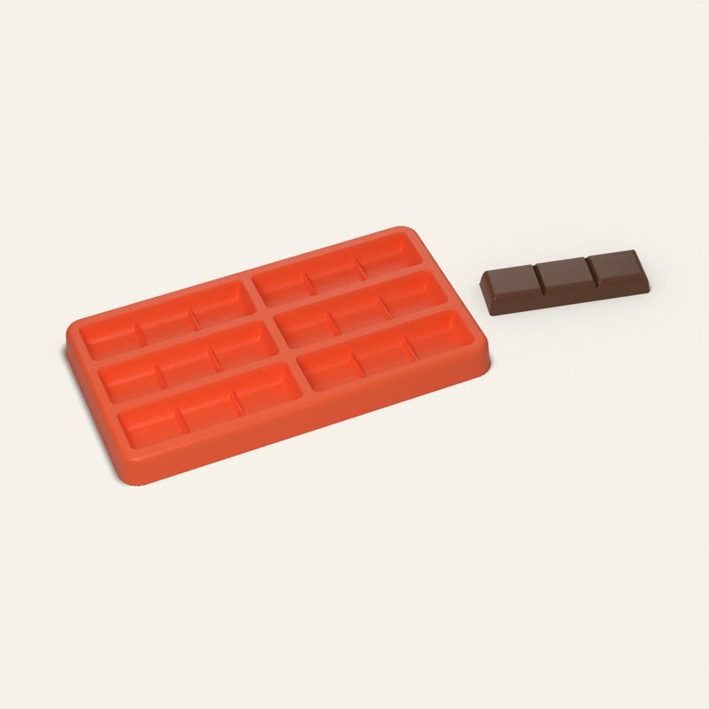 Mini Chocolate Bar Mold, 6 Cavity