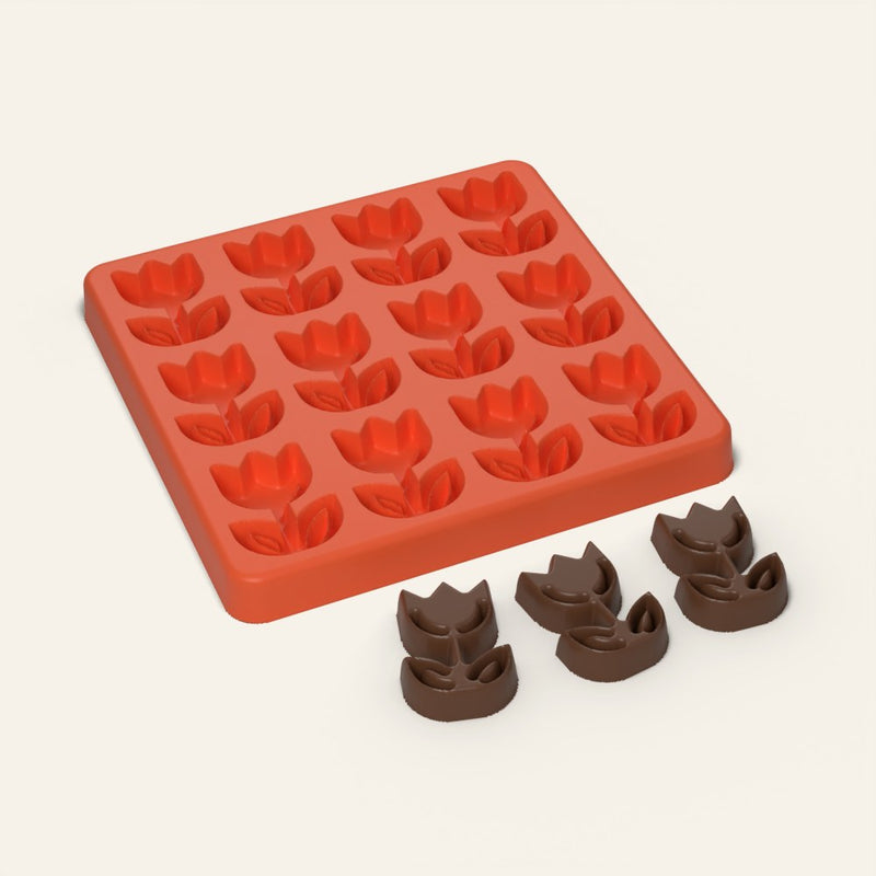 Rose Mold, 12 Cavity