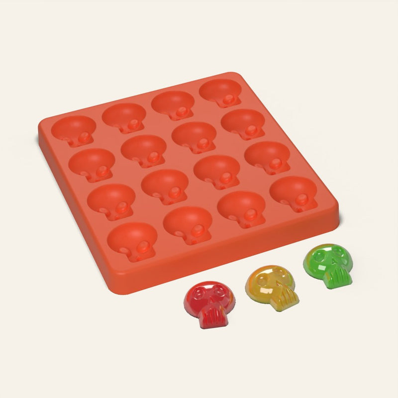Skull Candy Mold, 16 Cavity